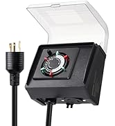 SURAIELEC Mechanical Pool Timer for Above Ground Pools, NEMA L5-20R Twist-Lock Plug-in Pool Timer...