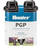 Hunter PGP-ADJ ¾ Rotor Sprinkler Head, Adjustable 40°–360° Arc, Gear Drive, 4