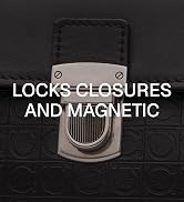 CRAFTMEMORE 1-1/4 Inch Press Lock Purse Lock Catch Lock Quality Purse Bag Clasp Hardware Pack of ...