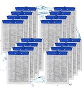 Casuenia 16 Pack Large Filter Cartridges for Tetra Whisper Bio-Bag Filters, Aquarium Replacement ...