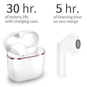 wireless earbuds long battery life