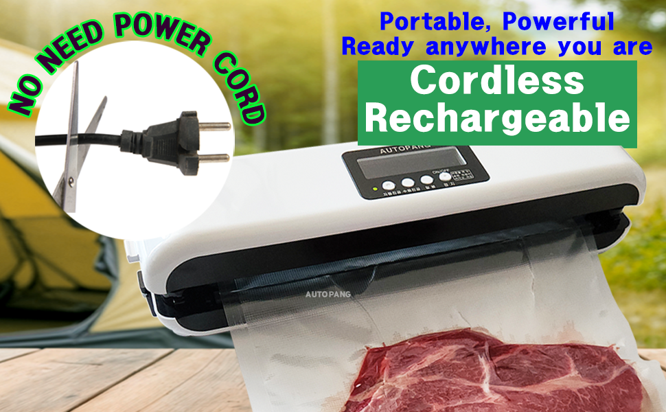 cordless vacuum sealing machine