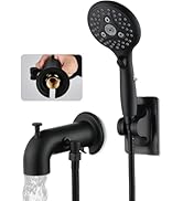 LOCALAND Bathtub Faucet with Sprayer, Tub Spout with Diverter Fits Threaded 1/2