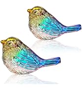 H&amp;D HYALINE &amp; DORA Set of 2 Crystal Birds Figurine Bird Gifts for Women Men Bird Lovers Handmade ...