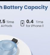 Mini Portable Charger, Cute Battery Pack, 20W PD Fast Charging, Ultra-Compact Power Bank