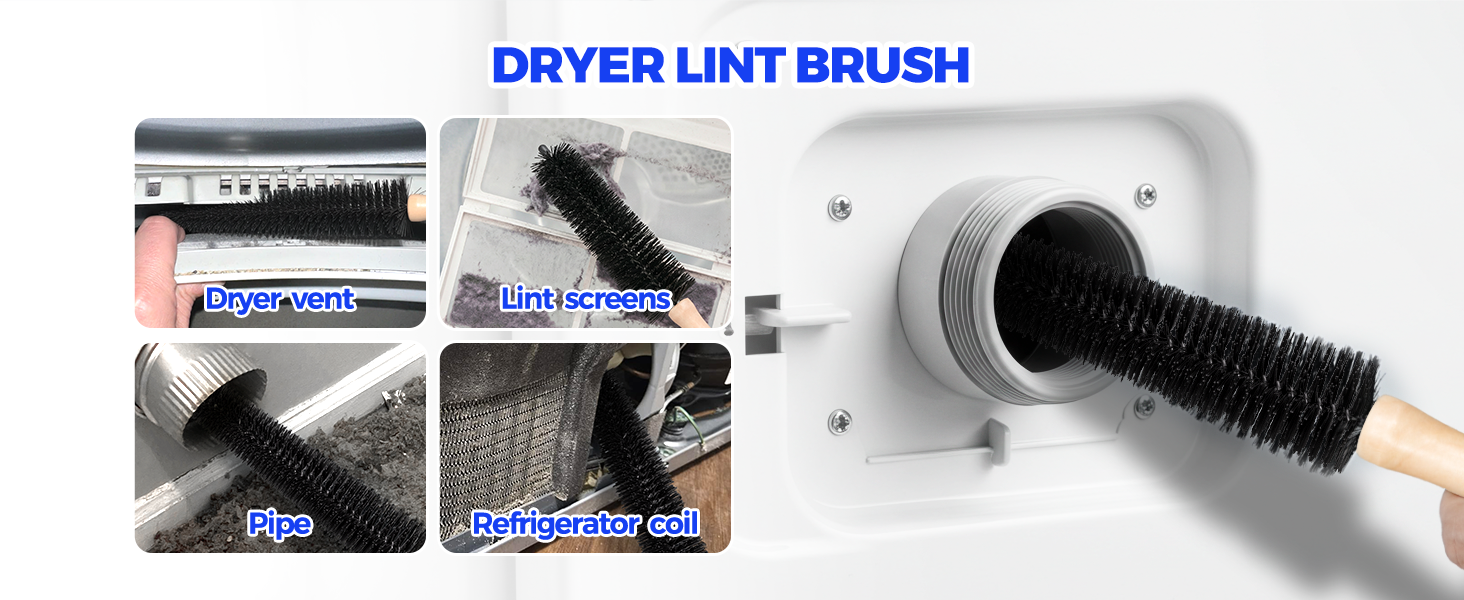 dryer lint brush vent cleaner