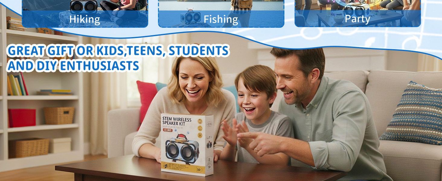 electronics kit electronics kit gifts for teen boys build your own bluetooth speaker kit