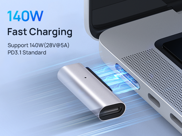 140W Fast Charging Support 140W(28V@5A) PD3.1 Standard