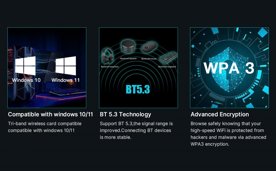 MPE-AXE3000H wifi card for pc