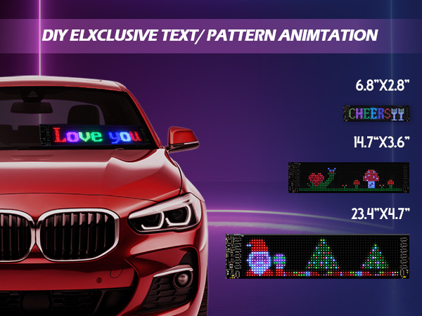led eyes for car windshield