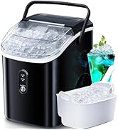 Antarctic Star Countertop Ice Maker with Soft Chewable Pellet Ice, 34lbs/24Hrs, One-Click Operati...