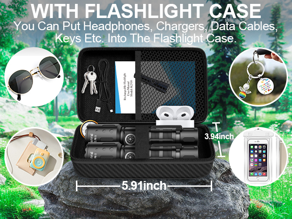 WITH FLASHLIGHT CASE