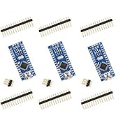 ELEGOO Nano Board CH 340/ATmega+328P Without USB Cable, Compatible with Arduino Nano V3.0 (Nano x...