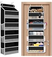 SpaceHacks 1 Pack Over The Door Organizer, Hanging Storage Organizer with Clear Window, 40lb Ultr...