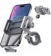 Bike Phone Mount Holder, Aluminum Motorcycle Phone Mount, Bicycle Handlebar Cell Phone Holder 360...