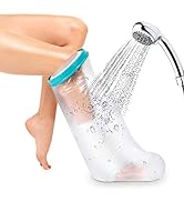 Waterproof Leg Cast and Bandage Protector, Adult Plaster Leg Dressing Protector for Knees, Toe, A...