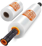 Stretch Film Shrink Wrap for Moving Supplies Combo Pack(5"+15") x 1000ft, Heavy Duty Plastic Wrap...