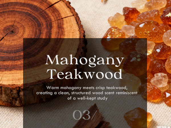 Mahogany Teakwood Candles