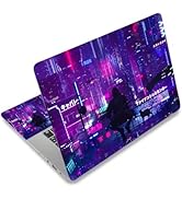 Lauspuck Anime Neon Laptop Notebook Skin Sticker Cover Decal, 12 13 13.3 14 15 15.4 15.6 inch Lap...