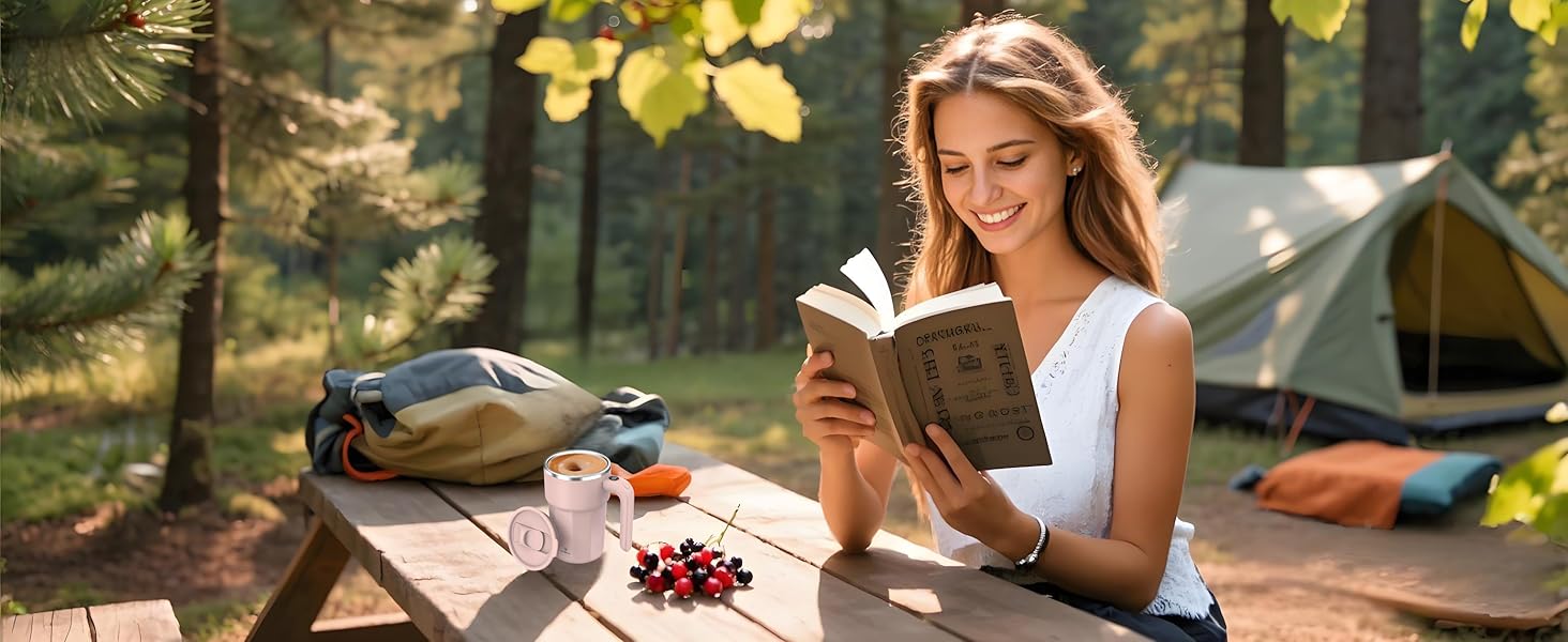 Outdoor self mixing travel mug