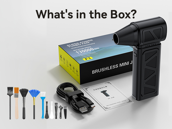 mini blower jet turbo fan computer duster spray keyboard cleaner air spray can duster computer