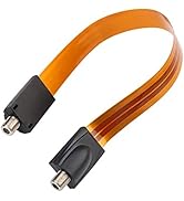 OSFTBVT Flat Coaxial RG6 F Type Jumper Cable for Windows and Doors Coax Cable Compatible with TV ...