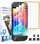 4-Pack Tempered Glass Screen Protector for Nintendo Switch 2 [7.9 inch] 2025, with Alignment Fram...