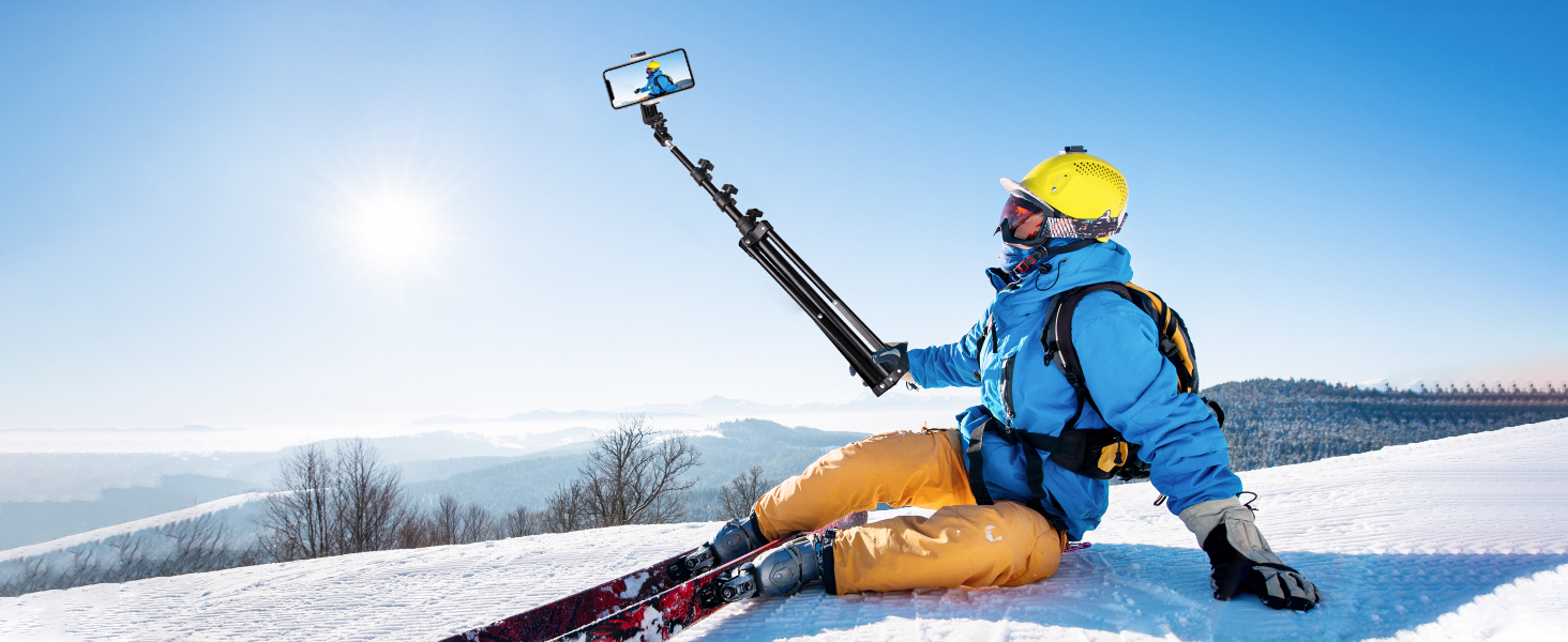 selfie stick tripod with remote