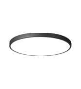 18W black ceiling light