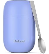 DaCool Food Thermo for Hot Food Stainless Vacuum Insulated Food Jar 16 Ounce Lunch Thermo for Hot...