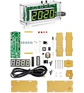 Gikfun 4-Digit DIY Digital Clock Kit with Temperature Display, Electronics Soldering Practice Pro...