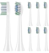Betterchoi WL-T1009 Sonic Electric Toothbrush Replacement Brush Heads.8pcs, White. (Cannot be Use...