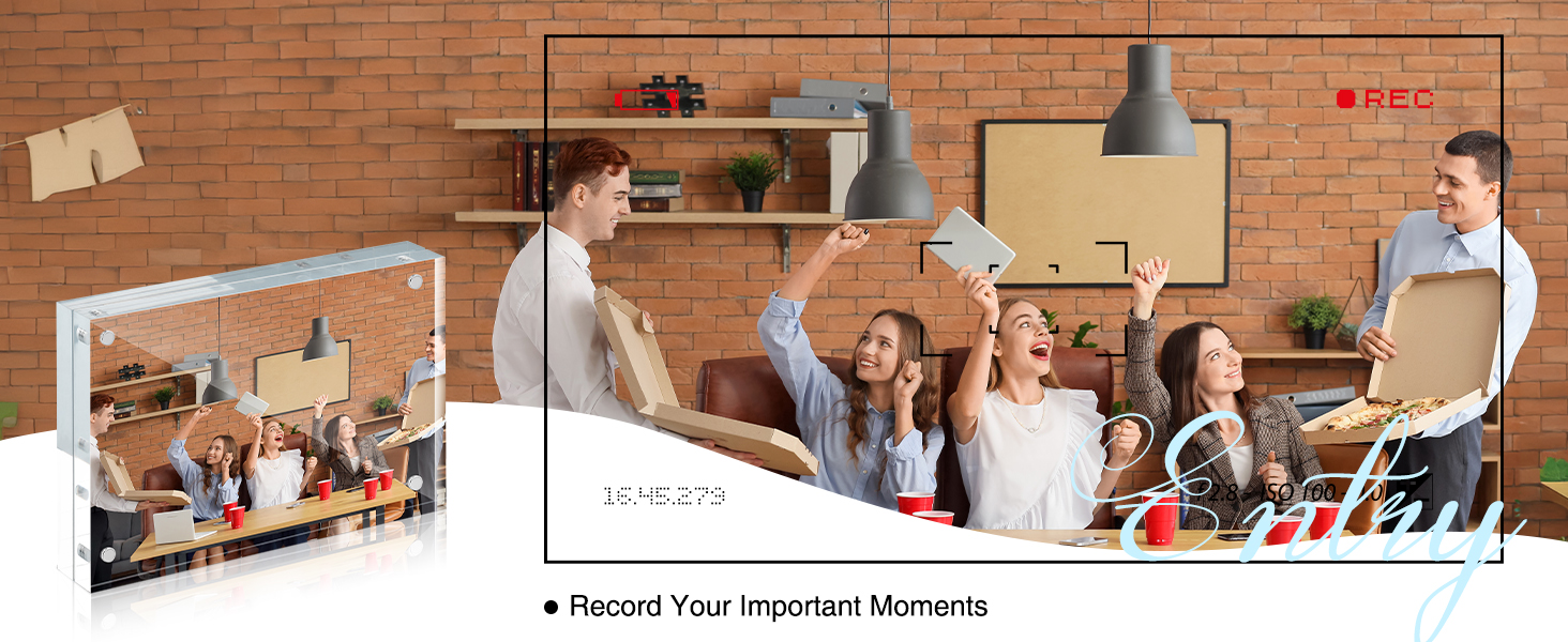 4x6 5x7 8x10 3.5x5 4x4 magnetic picture frame acrylic photo frame clear frameless double sided