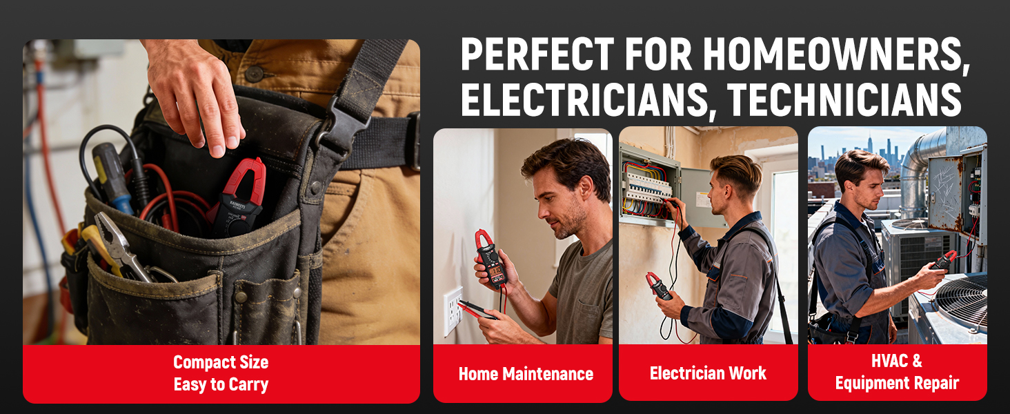  ac dc voltage tester for HVAC electricians