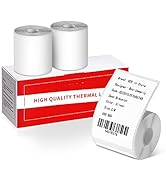 Phomemo 3 Rolls M110/M220/M110/M108/M250/M120/M150/M260/M221/M200 Thermal Label Paper 1.57'' x 2....