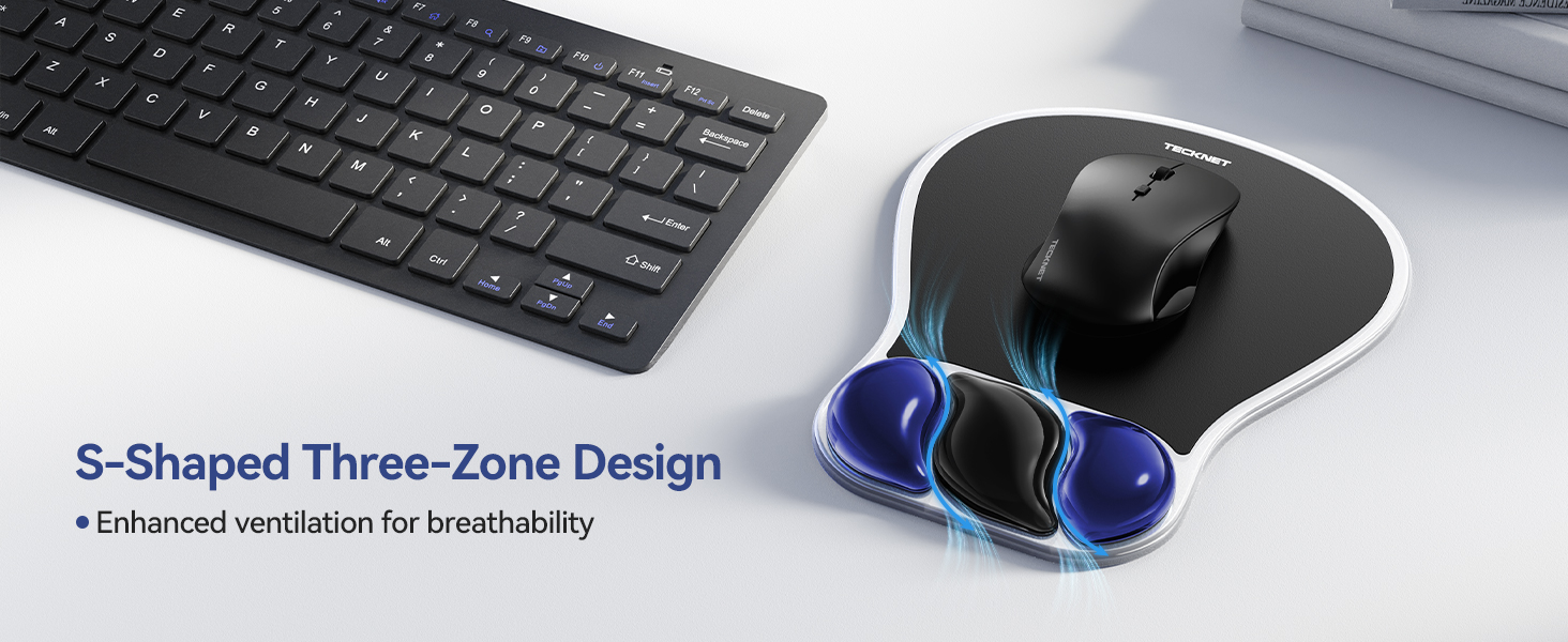 mouse pad with wrist rest