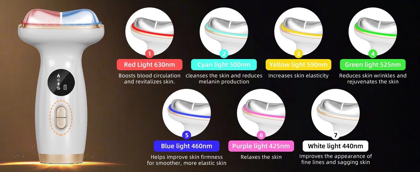 aurora skin 7-in-1 led facial sculptor