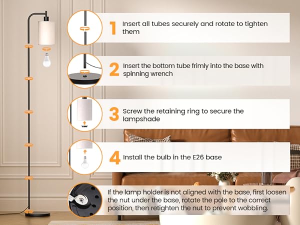 standing lamp for bedroom