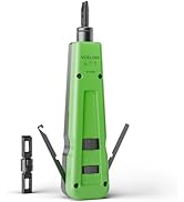 VCELINK Punch Down Impact Tool with 110 &amp; 66 Blades, Adjustable LO/HI Impact Force, Suitable for ...