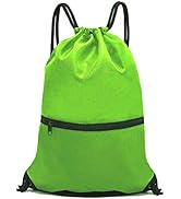 HOLYLUCK Drawstring Backpack Bag Sport Gym Sackpack
