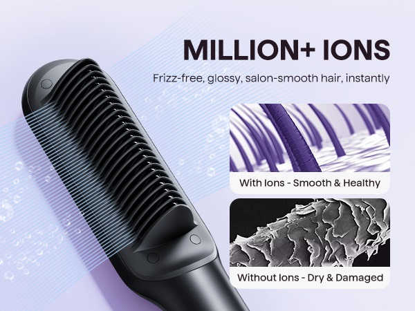 straightener brush
