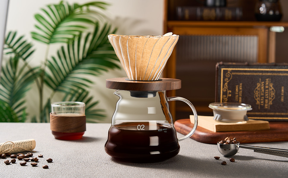 Pour Over Coffee Maker Set