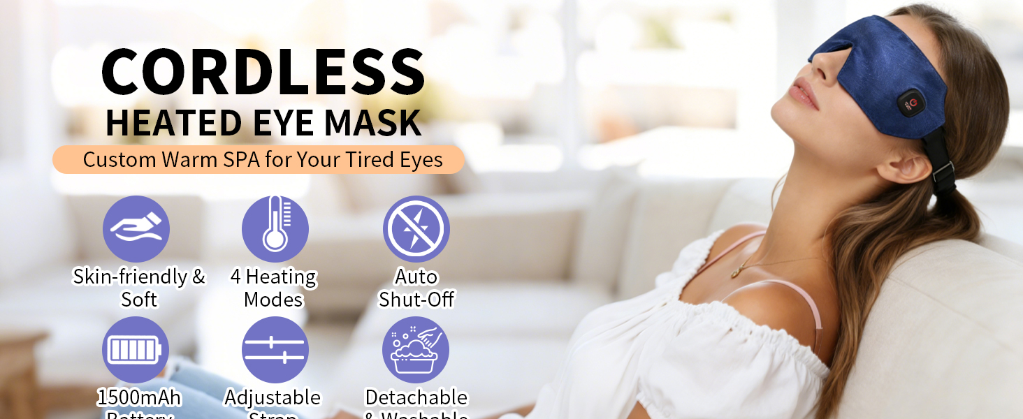 heated eye mask