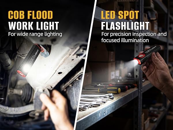 Dual lighitng sources