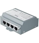 Procet Ethernet Surge Protector Gigabit - 4 Pairs Port 10KV Industrial Lightning Arrestor for -40...