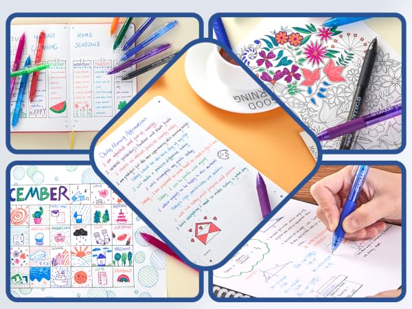 erasable colored pens