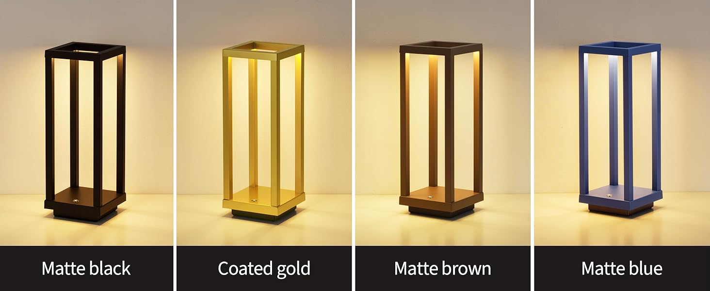 rechargeable table lamp; outdoor table lamp; cordless table lamp; outdoor table decor