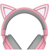 Razer Kraken Kitty V3 Pro Wireless RGB Gaming Headset: Chroma RGB Kitty Ears - 2.4 GHz, Bluetooth...