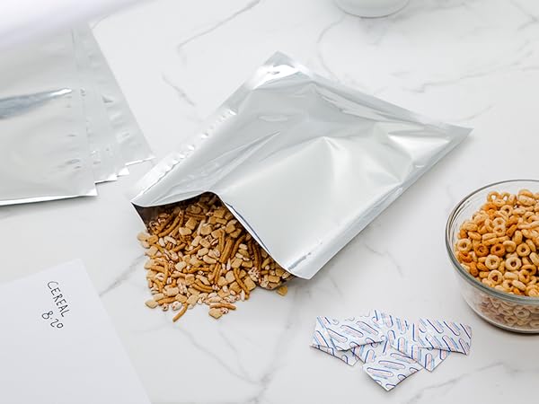Mylar bags heat sealable food storage bags prepper best