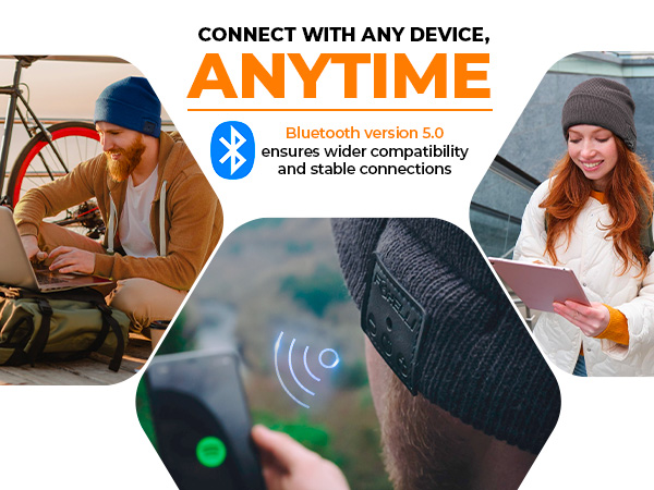 Connect with Any Device, Anytime. Bluetooth 5.0 ensures wider compatibility and stable connections